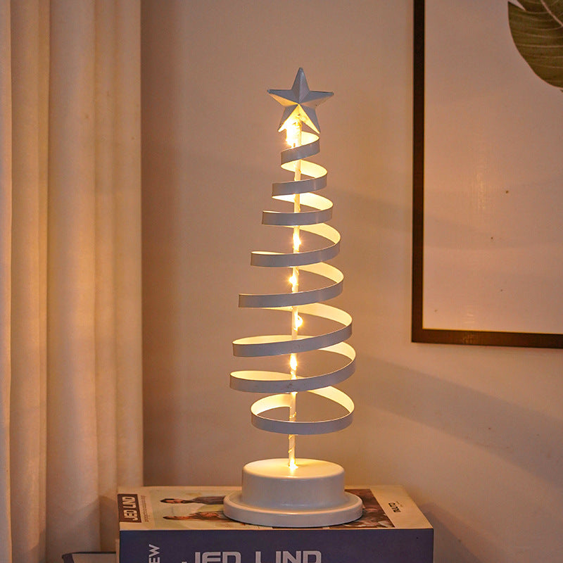 LED Spiraal Kerstboom — Warm Wit Licht | Metalen Decoratie