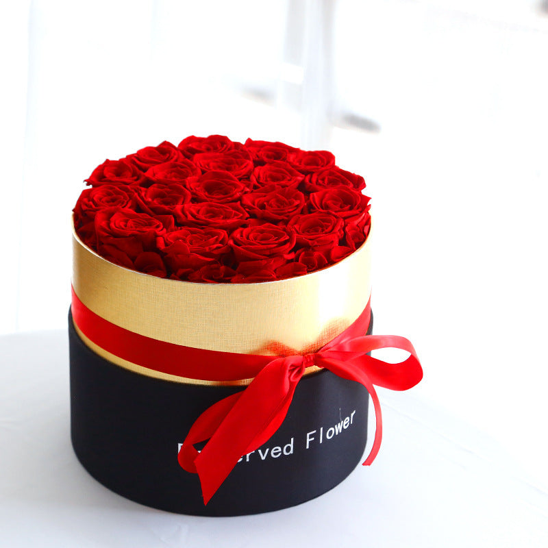 Longlife Rozen Geschenkbox — Eeuwige Rozen in Luxe Verpakking