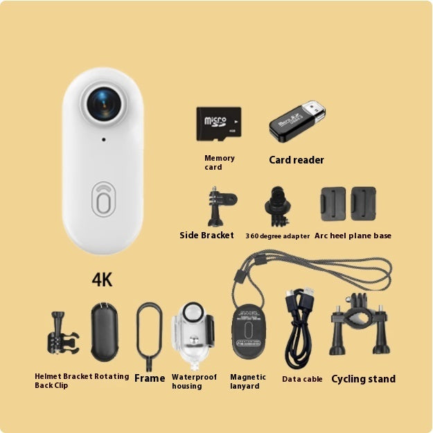 Mini Bodycam 4K Waterdicht | Nachtzicht & Breedhoek | IP67/IP68