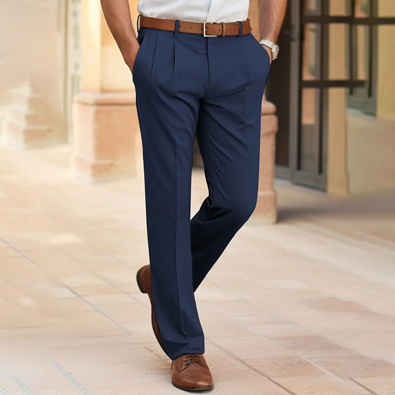 Stretch Pantalon Heren | Slim & Comfortabel voor Kantoor en Vrije Tijd