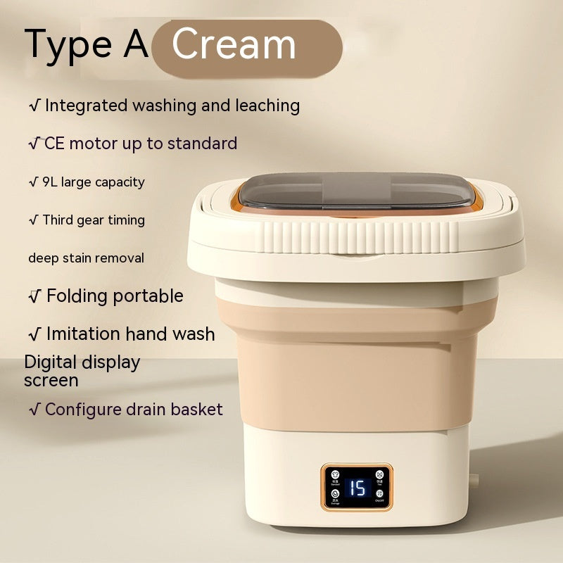 Compact Clean Opvouwbare Wasmachine