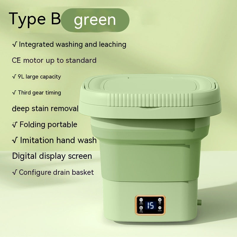 Compact Clean Opvouwbare Wasmachine