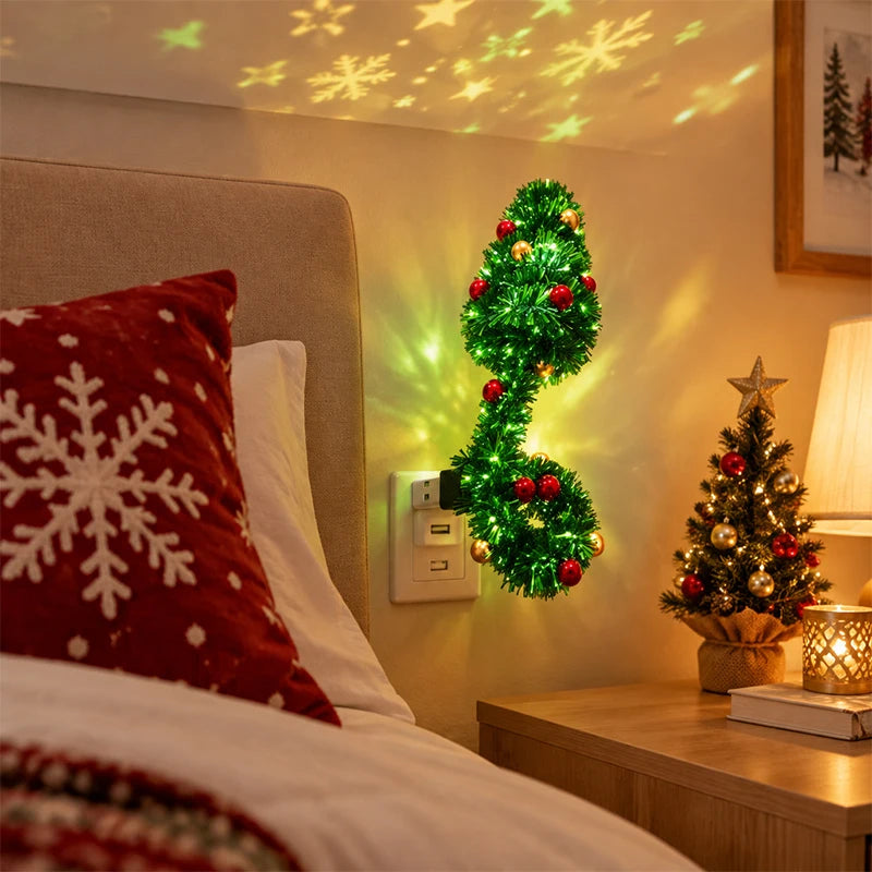Flexibele USB Kerstboom Projector & Sfeerverlichting voor Binnen