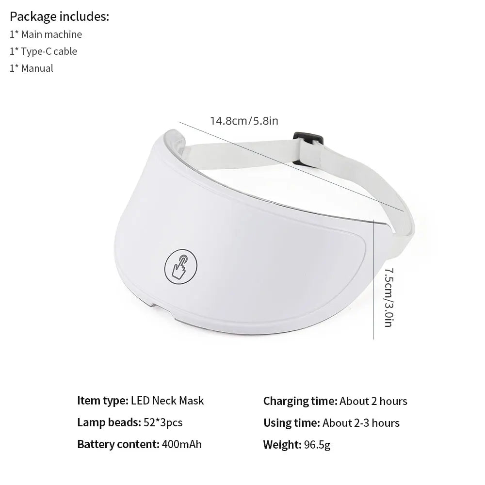 7-in-1 LED Lichttherapie Gezichtsmasker | Draadloos Anti-Aging & Skincare Masker