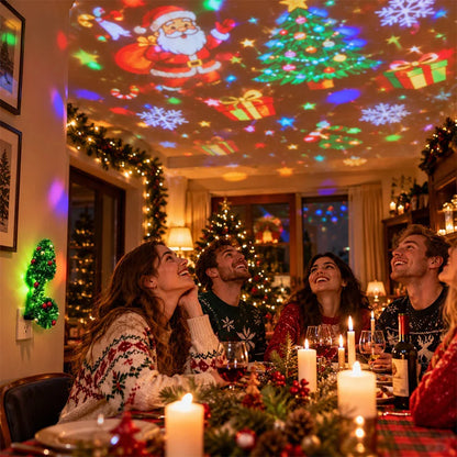 Flexibele USB Kerstboom Projector & Sfeerverlichting voor Binnen