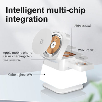 Unidock 4 In 1 Draadloos oplaadstation