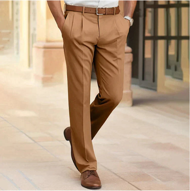 Stretch Pantalon Heren | Slim & Comfortabel voor Kantoor en Vrije Tijd