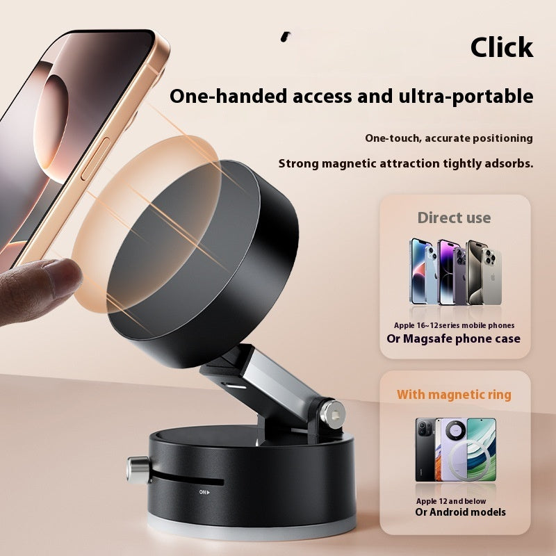 Opvouwbare Magnetische Vacuüm Telefoonhouder