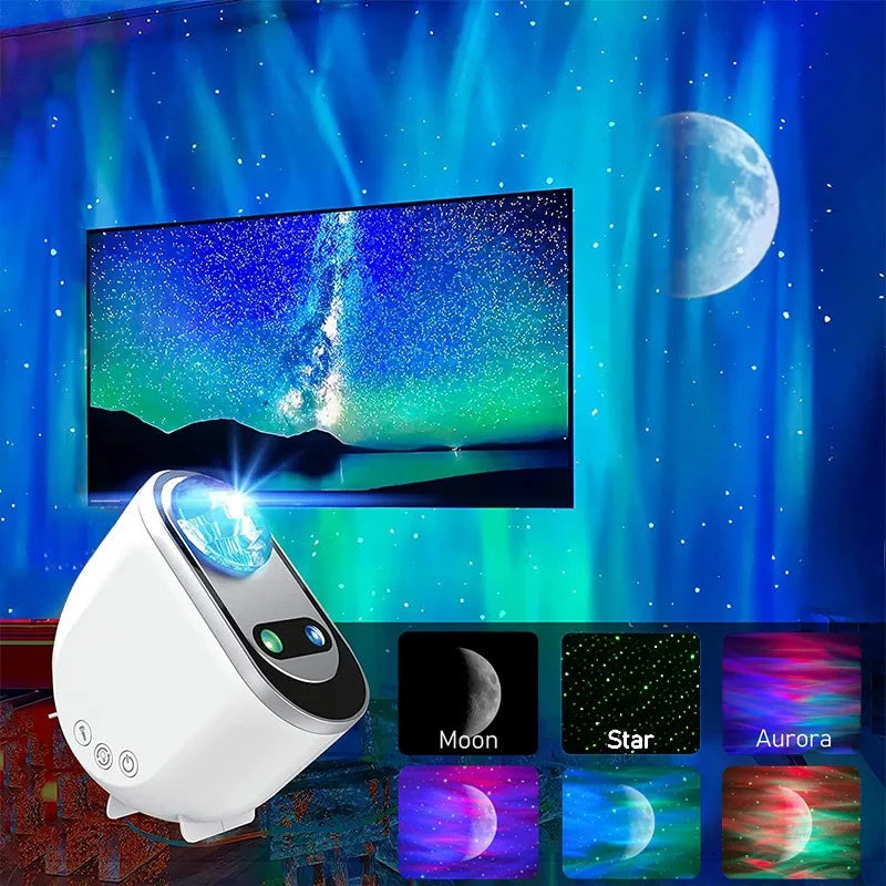 Galaxy Projector Nachtlamp met Bluetooth Speaker | Sterrenhemel LED