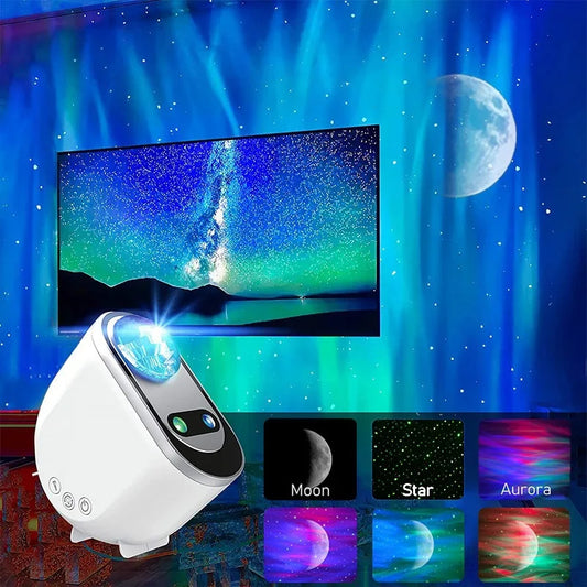 Galaxy Projector Nachtlamp met Bluetooth Speaker | Sterrenhemel LED