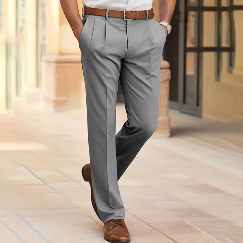 Stretch Pantalon Heren | Slim & Comfortabel voor Kantoor en Vrije Tijd