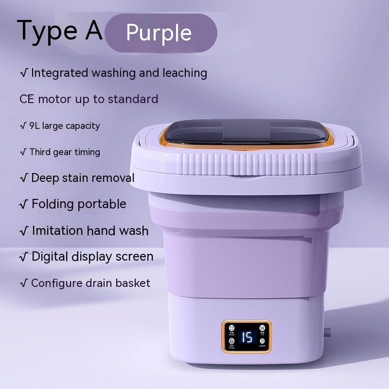 Compact Clean Opvouwbare Wasmachine